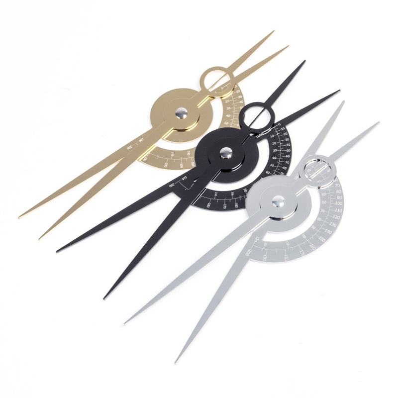Professional Stainless Steel Isometric Golden Ratio Measurement Ruler Eyebrow Measuring Tool Permanent Makeup Eyebrow Ruler