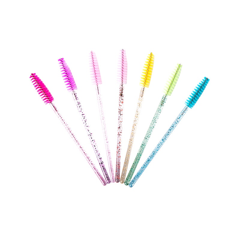 Crystal Eyelashes Makeup Brush Mascara Wands Eyelash Extension Tool Supplies Disposable Lash Brushes