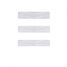 50pcs/bag Airbrush Brow Stencil Sticker Eyebrow Shaping Tools Microblading Brow Shape Tape PMU Eyebrow Auxiliary Sticker