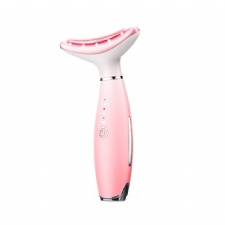 3 Color LED Photon Therapy Anti Wrinkle Removal Neck Massager Care Tools Neck Face Lifting Beauty Device