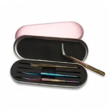 High Quality Lash Extension Tweezers Case Organizer Eyelash Tweezers Storage Box