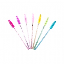 Crystal Eyelashes Makeup Brush Mascara Wands Eyelash Extension Tool Supplies Disposable Lash Brushes