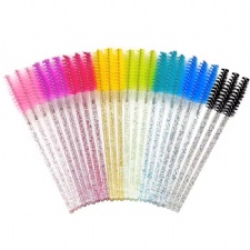 Crystal Eyelashes Makeup Brush Mascara Wands Eyelash Extension Tool Supplies Disposable Lash Brushes