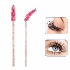 Crystal Eyelashes Makeup Brush Mascara Wands Eyelash Extension Tool Supplies Disposable Lash Brushes