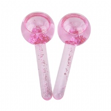Beauty Crystal Ice Ball Face Massager Home SPA Skin Care Magic Cooling Balls Facial Roller Massage Tools Glitter Ice Globes